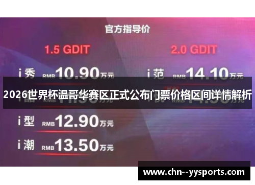 2026世界杯温哥华赛区正式公布门票价格区间详情解析